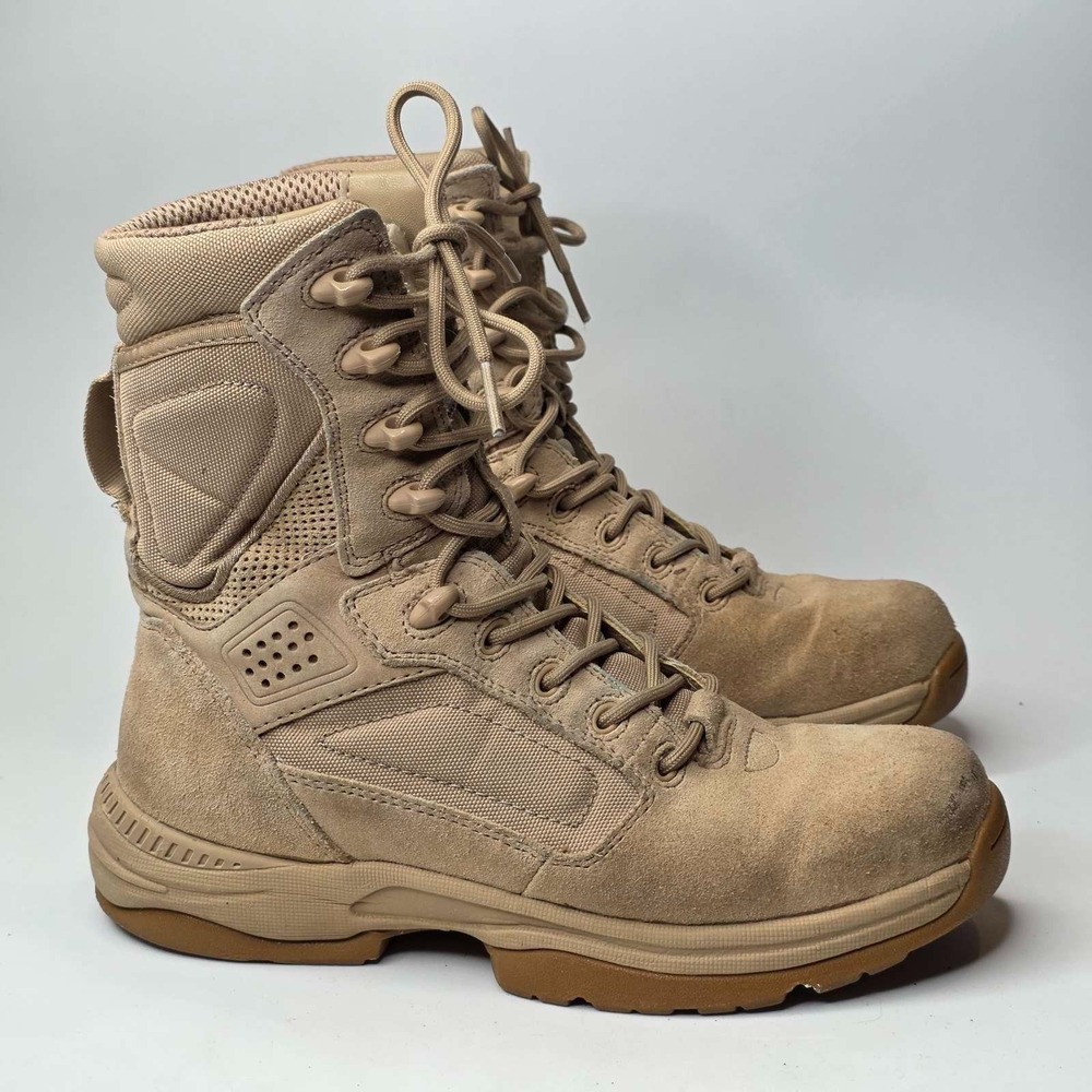 Altama Military‎ Tactical Boots Size 6 Beige Suede SR 8 Combat Army Shoes